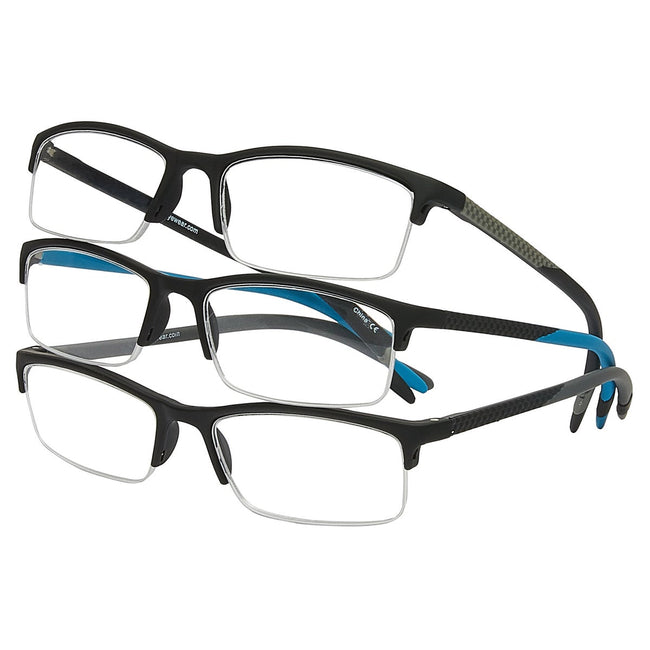 Innovative Eyewear Sport Flex Readers, Pack of 3