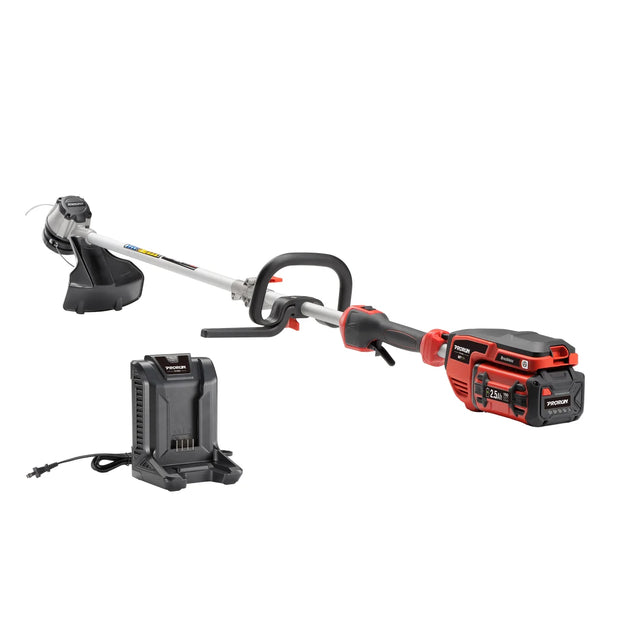 PRORUN Brushless 60V String Trimmer, with 2.5Ah Battery & Charger
