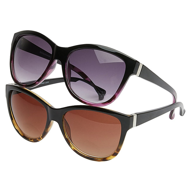 Innovative Eyewear Sunglass Readers, Delray Pack of 2