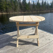 Pine Muskoka Round Folding Side Table