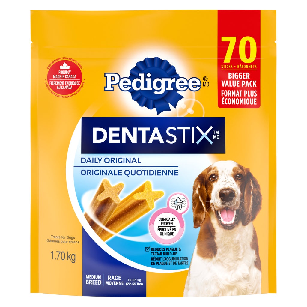 Pedigree Dentastix Medium Dog Original Treats, 70-count