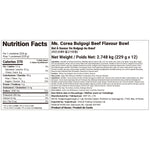 Ms. Corea Bulgogi Beef Noodle Soup, 12 × 229 g