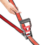 Powerbuilt 4-pc Ratchet Tie Down Set – 3.8 cm X 4.8 m (1.5 in. x 16 ft.)