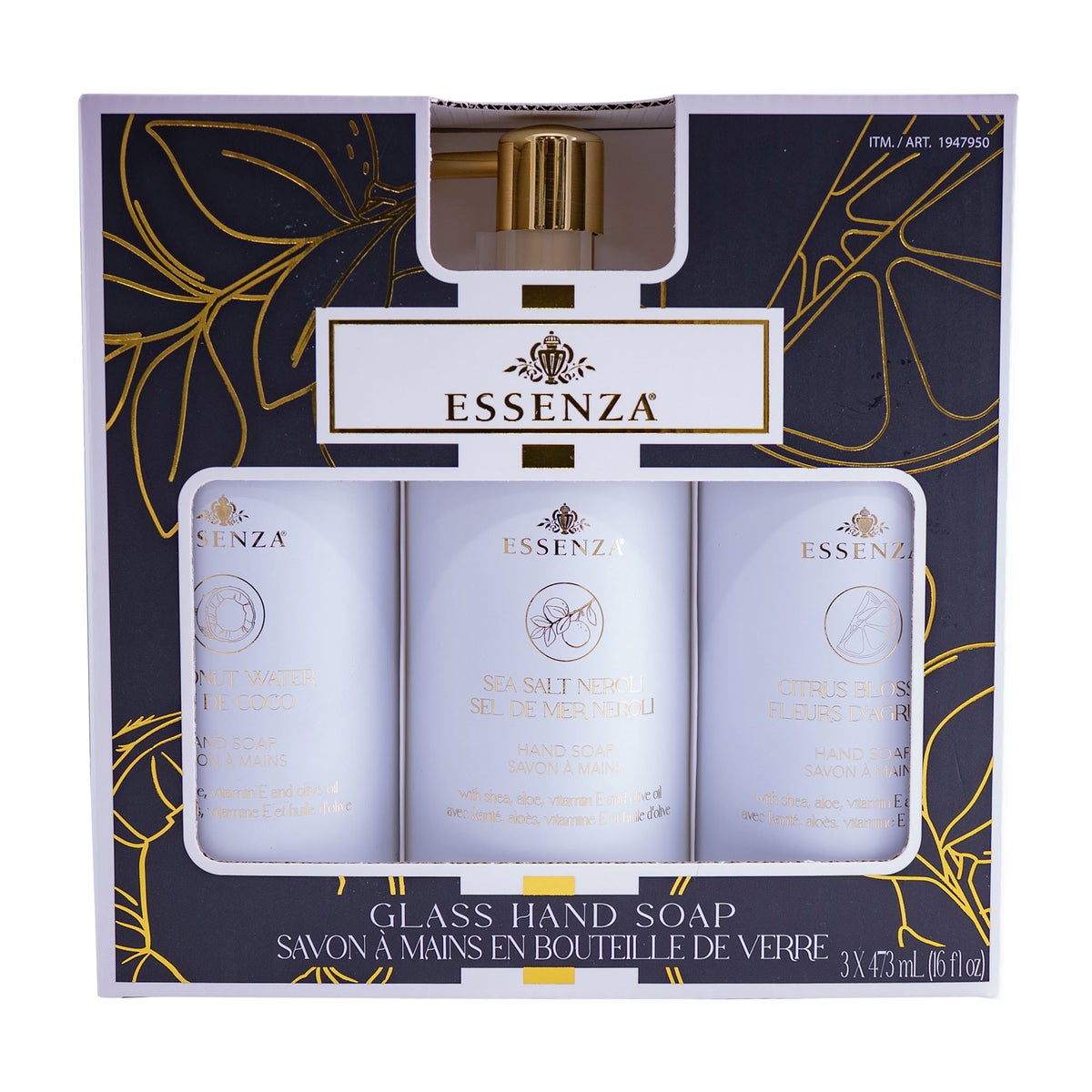 Essenza White Glass Hand Soap, 3 × 473 mL
