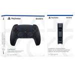 PlayStation 5 DualSense Midnight Black Wireless Controller and Charging Station Bundle