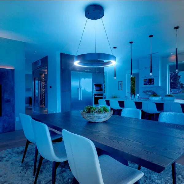 Atomi Smart 19 in. Wi-Fi Aureus Chandelier