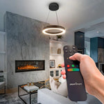 Atomi Smart 19 in. Wi-Fi Aureus Chandelier