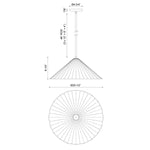 Light & Modern Dianne 20 in. Pendant Light