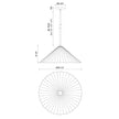 Light & Modern Dianne 20 in. Pendant Light