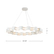 Light & Modern Genvieve 32 in. Chandelier