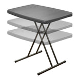 Star Elite Adjustable Personal Folding Table, 2-pack