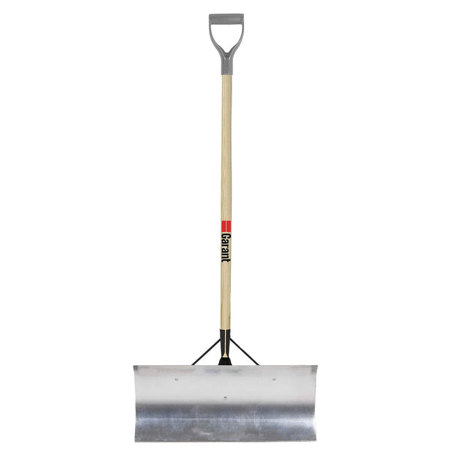 Garant Snow Pusher with Wood Handle, Aluminum Blade 60.9 cm (24 in.), 2-pack
