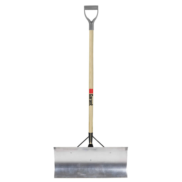 Garant Snow Pusher with Wood Handle, Aluminum Blade 60.9 cm (24 in.), 2-pack
