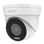 Lorex Connect 4K 8-Channel PoE Wired NVR with 4 Spotlight Turret Cameras