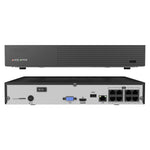 Lorex Connect 4K 8-Channel PoE Wired NVR with 4 Spotlight Turret Cameras