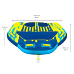 Borealis Outdoors, Skimmer 2 Towable Float with 2k Rope