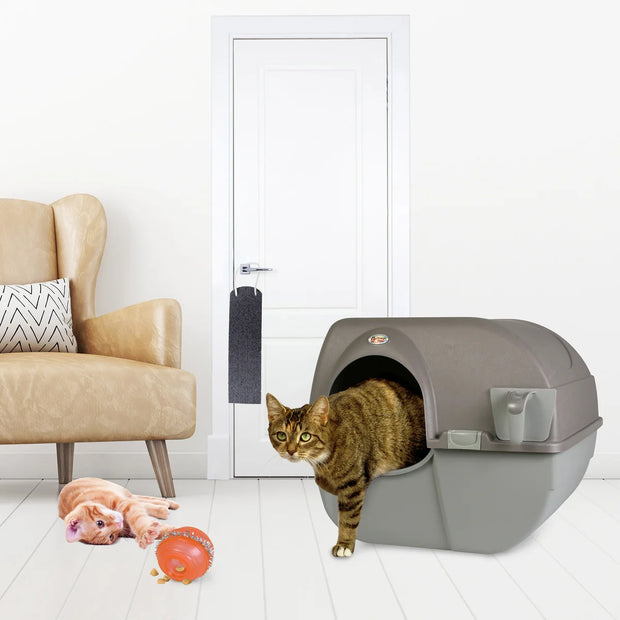 Omega Paw Roll n’ Clean Self Cleaning Litter Box Bundle