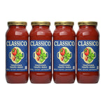 Classico Tomato & Basil Pasta Sauce, 4 × 600 mL