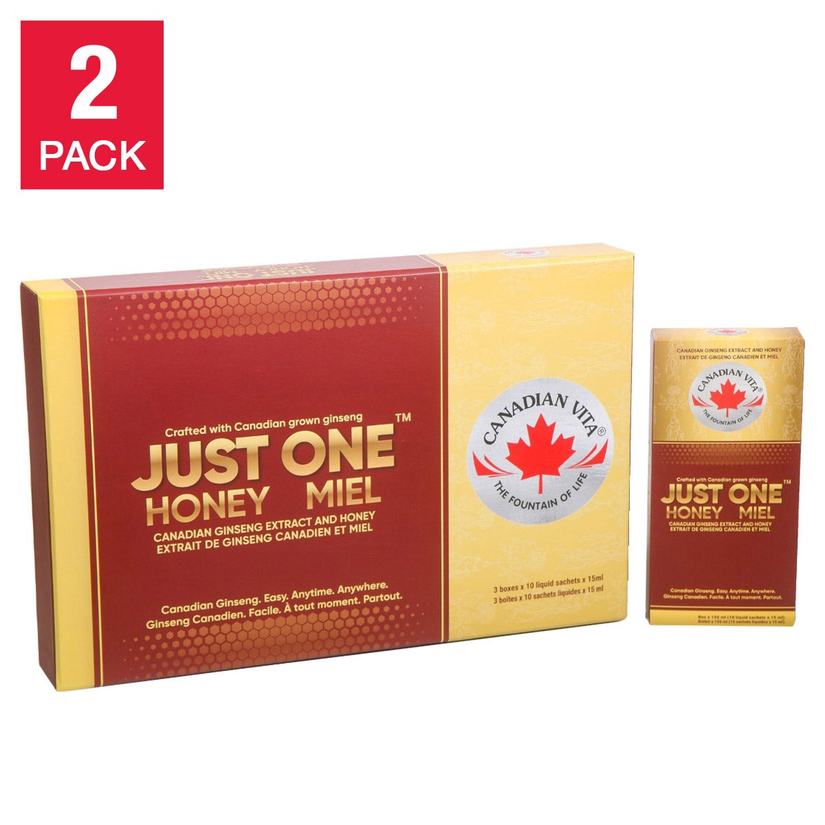 Canadian Ginseng Extract and Honey, 60 x 15 mL