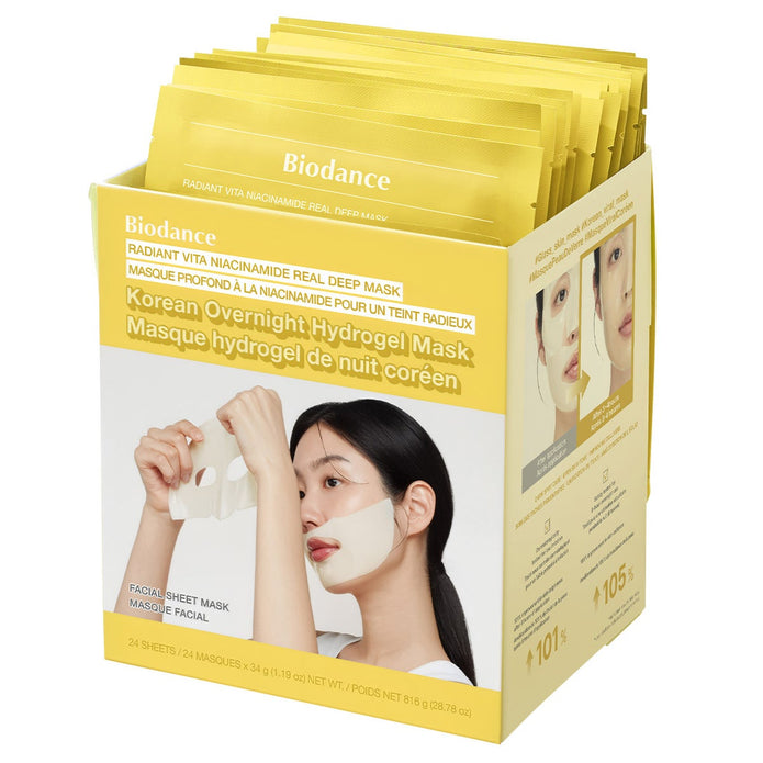 Biodance Radiant Vita Niacinamide Real Deep Mask, 24-sheets