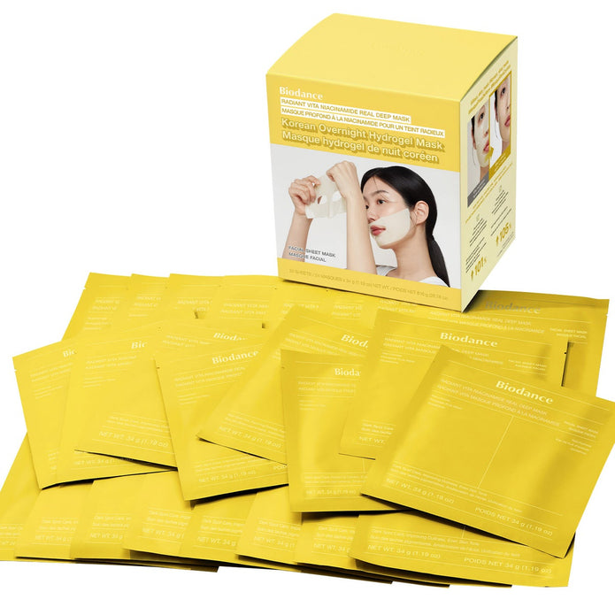 Biodance Radiant Vita Niacinamide Real Deep Mask, 24-sheets