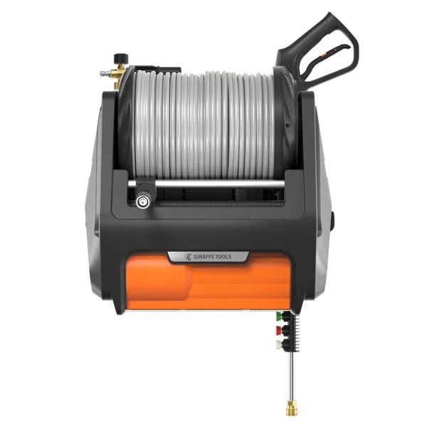 Giraffe Tools Grandfalls Pressure Washer Pro 3700PSI with 100ft Retractable Hose