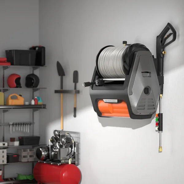 Giraffe Tools Grandfalls Pressure Washer Pro 3700PSI with 100ft Retractable Hose