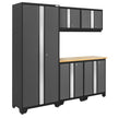 NewAge Products Bold Series 6-piece Cabinet Set with 30 in. Locker, Base and Wall Cabinet