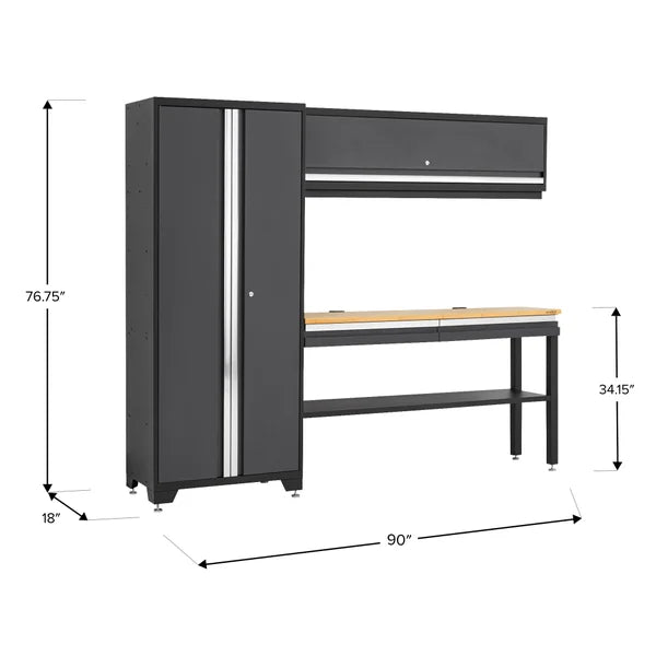 NewAge Products Bold Series Garage in a Box 4-piece Set