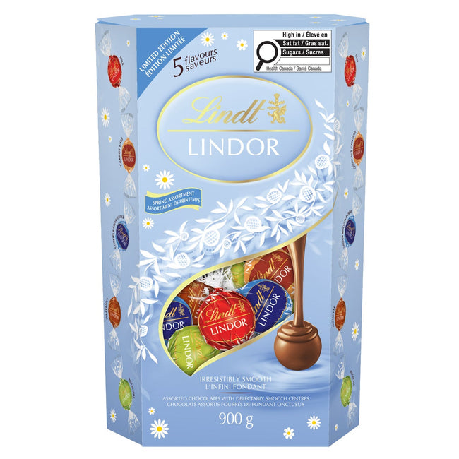 Lindt Lindor Easter Spring Assorted Chocolate Truffles Cornet, 900 g