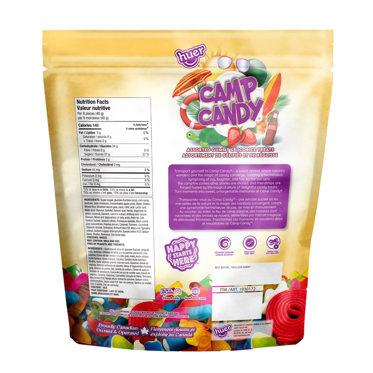 Huer - Assorted Gummy and Licorice Treats, 2 × 1.2 kg