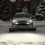 Snowbear  82 in. x 19 in. T-Frame Snow Plow with Light Kit