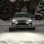 Snowbear  82 in. x 19 in. T-Frame Snow Plow with Light Kit