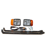 DK2 Everest 88 in. x 22 in. Custom-Mounted Hydraulic Snow Plow with Light Kit