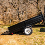 DK2 Single Axle Multi-Utility Trailer with Trailer Jack, 4.5 ft. x 7.5 ft.
