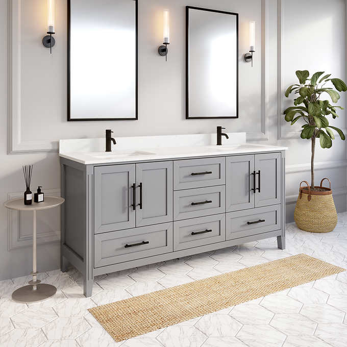 Studio Bathe Hudson 72 in. Double Vanity