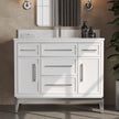 Forestmade Barrington Vanity with Quartz Top in White