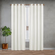 SUN+BLK Velvet Collection Room Darkening Curtain Panel, 2-panel