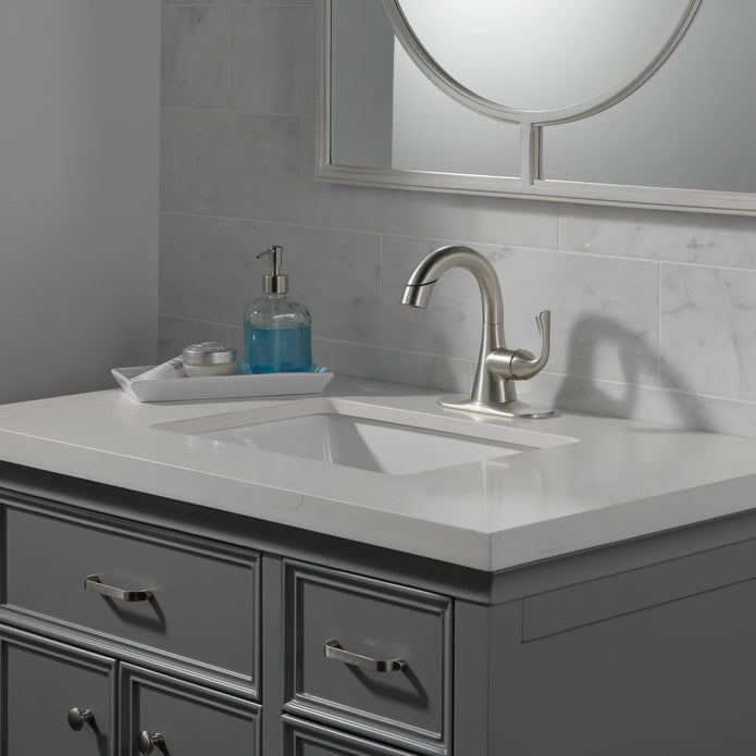 Delta Lampard Single Handle Pull-Down Bathroom Faucet