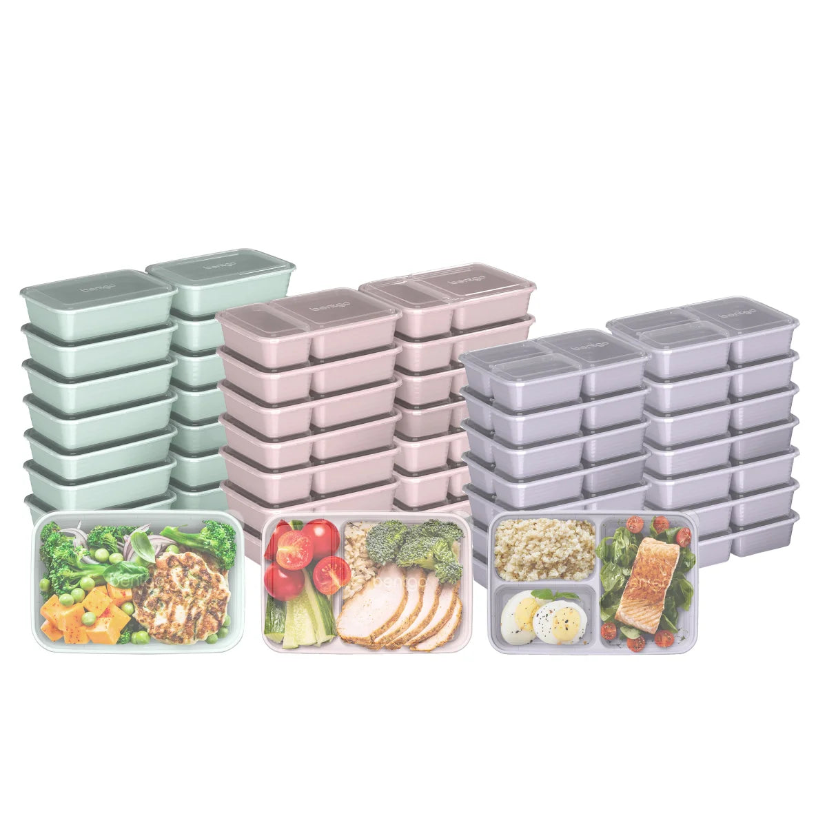 Bentgo Meal Prep Containers, 90-piece