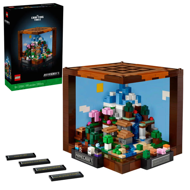 LEGO Minecraft The Crafting Table Build and Display Set for Adults