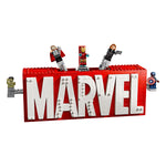 LEGO Marvel: MARVEL Logo & Minifigures Building Toy