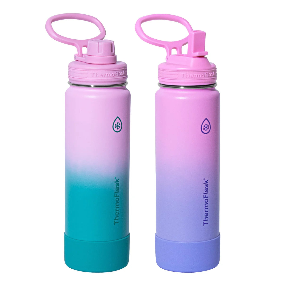 Thermoflask 710 mL (24 oz.) Stainless Steel Bottle, 2-pack