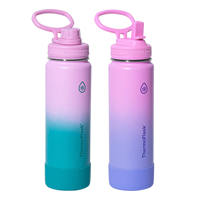 Thermoflask 710 mL (24 oz.) Stainless Steel Bottle, 2-pack