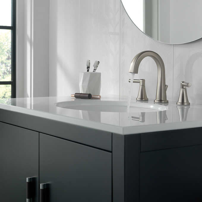 Delta Becker Two Handle Widespread Bathroom Faucet