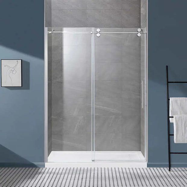 OVE Nova 60 in. Frameless Sliding Shower Door