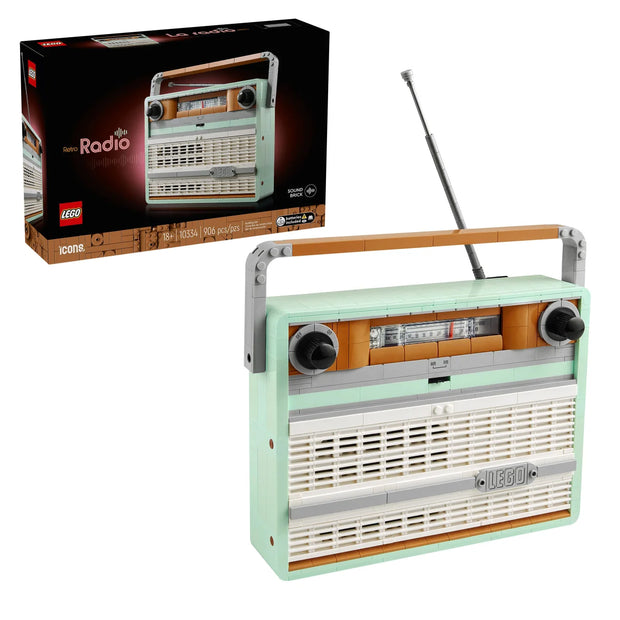 LEGO Icons Retro Radio Building Set for Adults