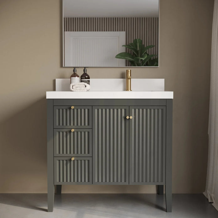 Forestmade Davos Bathroom Vanity in Grey