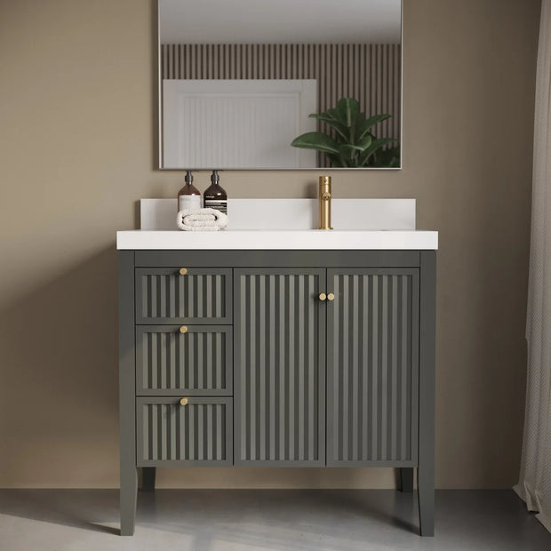 Forestmade Davos Bathroom Vanity in Grey