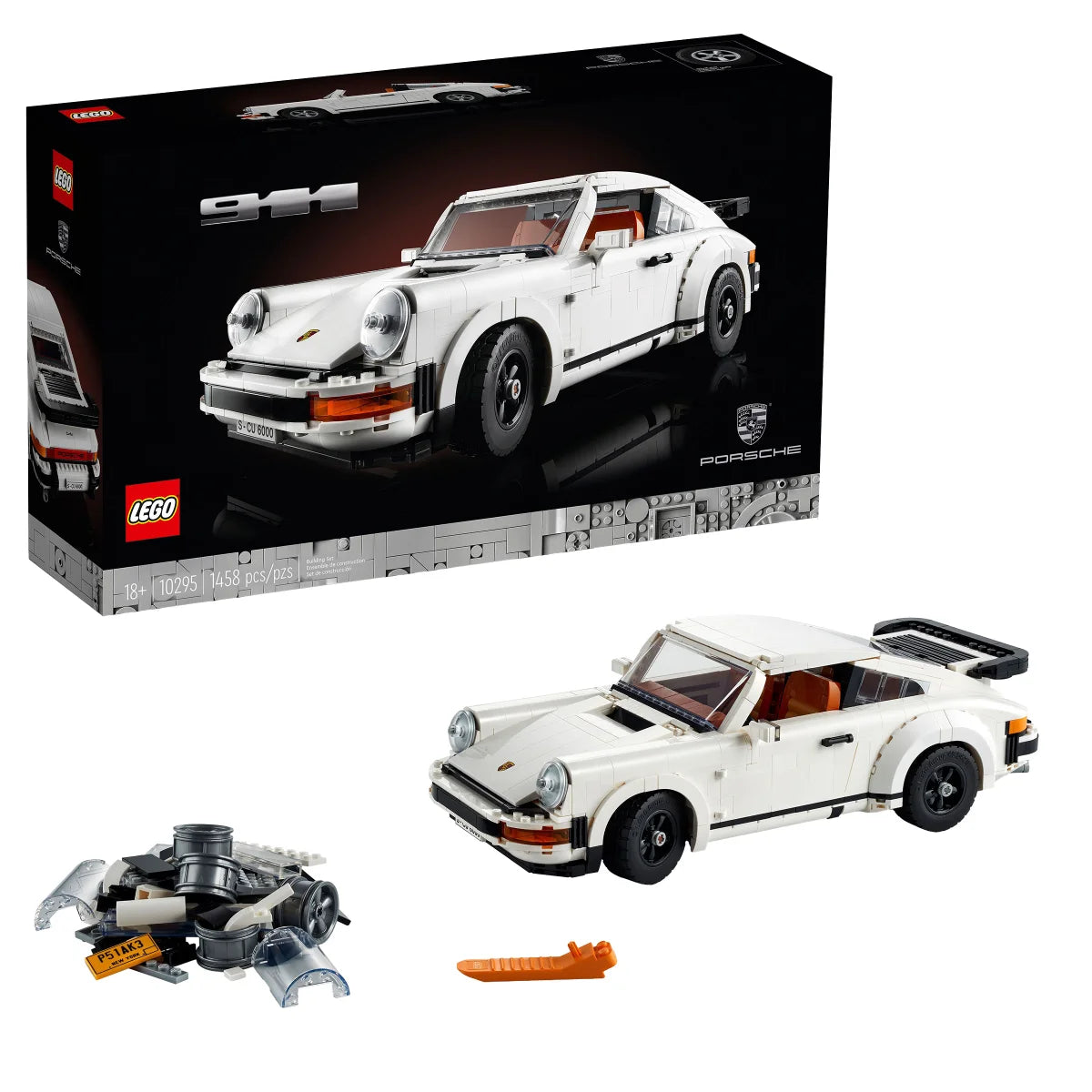 LEGO Icons Porsche 911 Building Kit with Bonus LEGO Speed Champions 1970 Ferrari 512 M